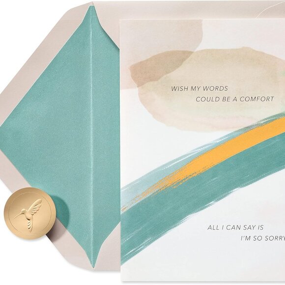 Papyrus Sympathy Card | Blank Card | Wish My Words Could Be of Comfort - Picture 2 of 5